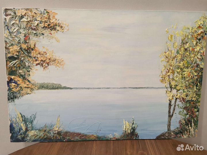 Картина маслом на холсте, живопись маслом, пейзаж