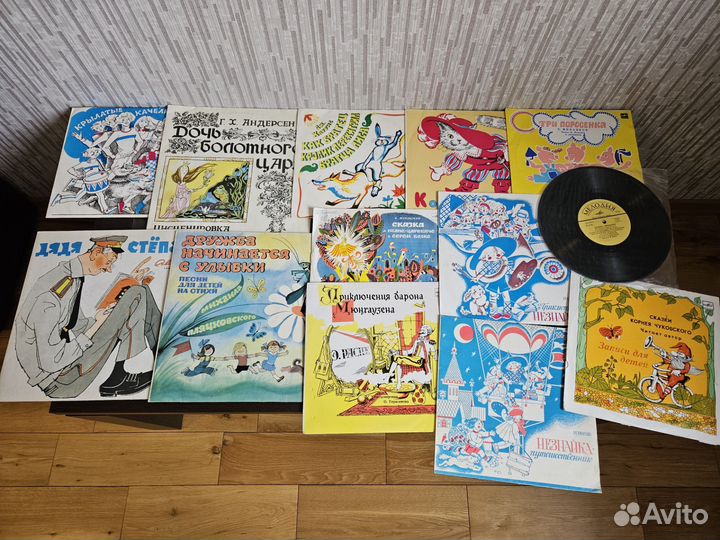 Виниловые пластинки СССР сказки