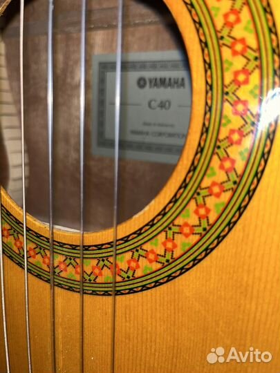 Гитара yamaha c40