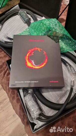 Межблочный кабель топ уровня Audioquest dragon