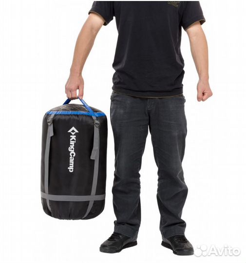 3143 oxygen 250D -3C 220x150 спальный мешок Синий