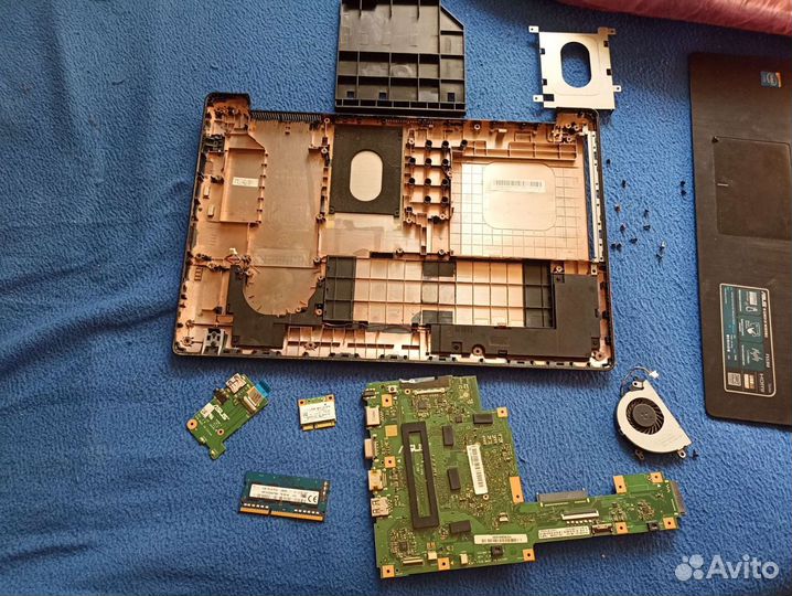 Asus f553m и lenovo 340s 14 на запчасти