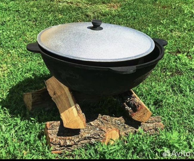Узбекский чугунный казан 8 литров