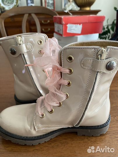 Ботинки демисезонные для девочки 28 размер
