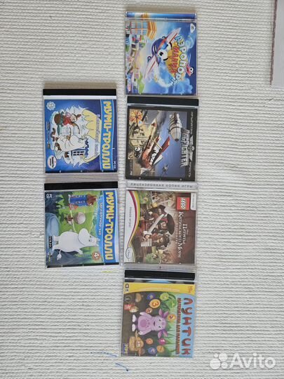Детские CD диски с обучающими играми