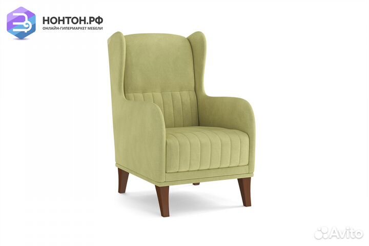 Кресло евромагнат светло-зеленое