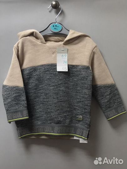 Вещи на мальчика 74см. новые Primark