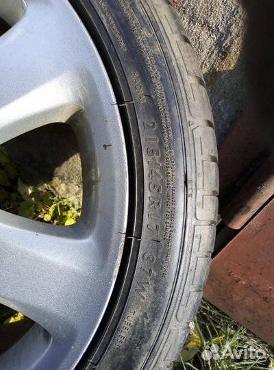 R17 Dunlop Direzza Z2 205/45, PCD 5x114.3 DIA 56