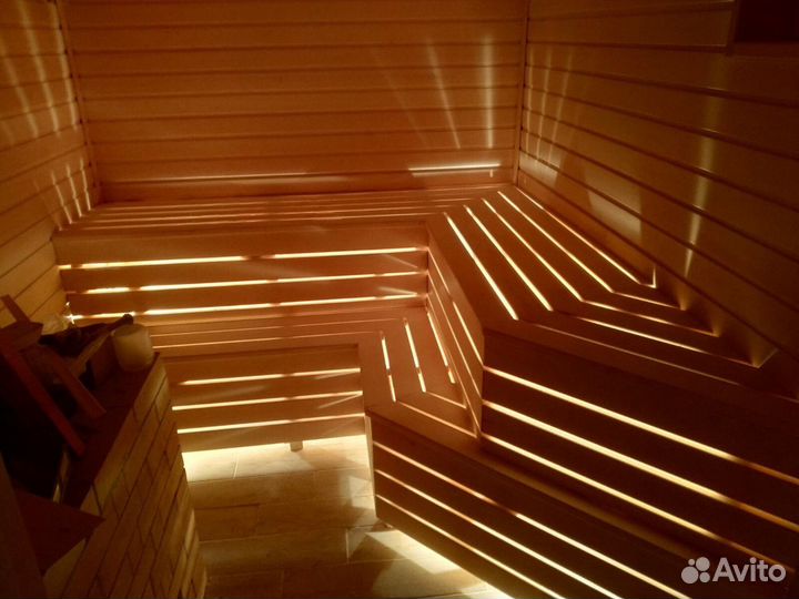 Полки банные (табуреты банные)