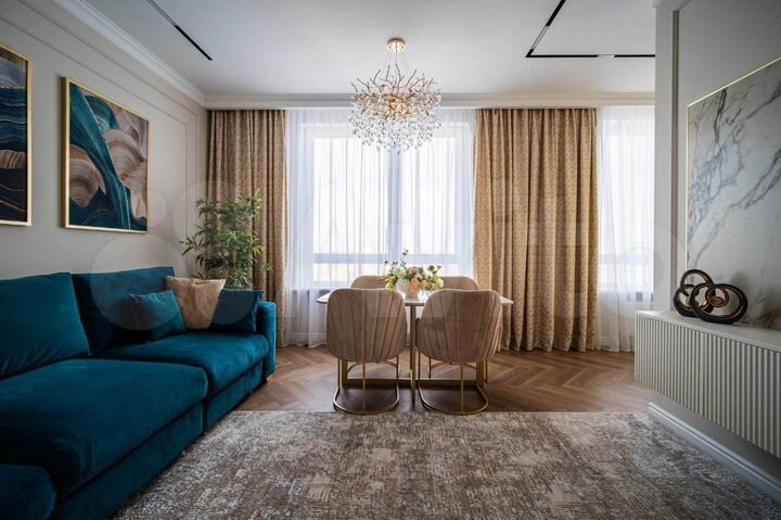 4-к. квартира, 128 м², 19/22 эт.