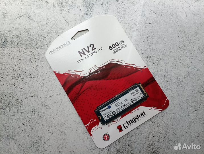 Новый SSD M2 nvme Kingston 500GB