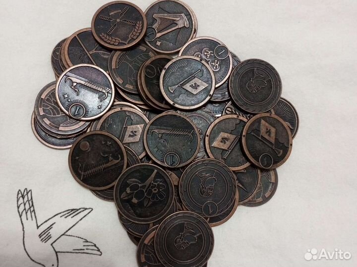 Бронзовые монеты из пятëрочки