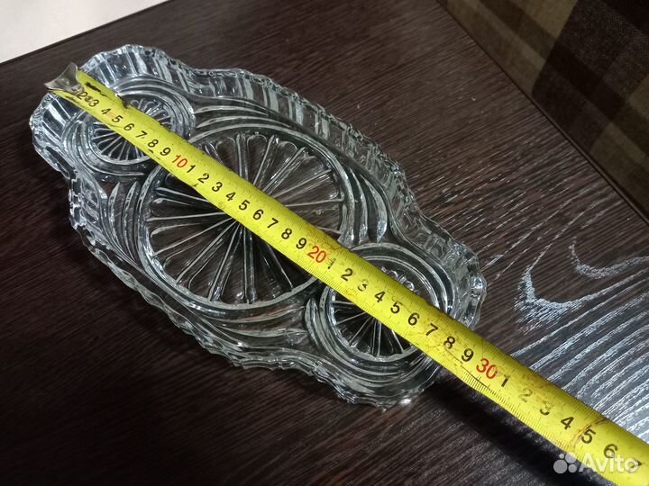 Блюдо хрусталь СССР