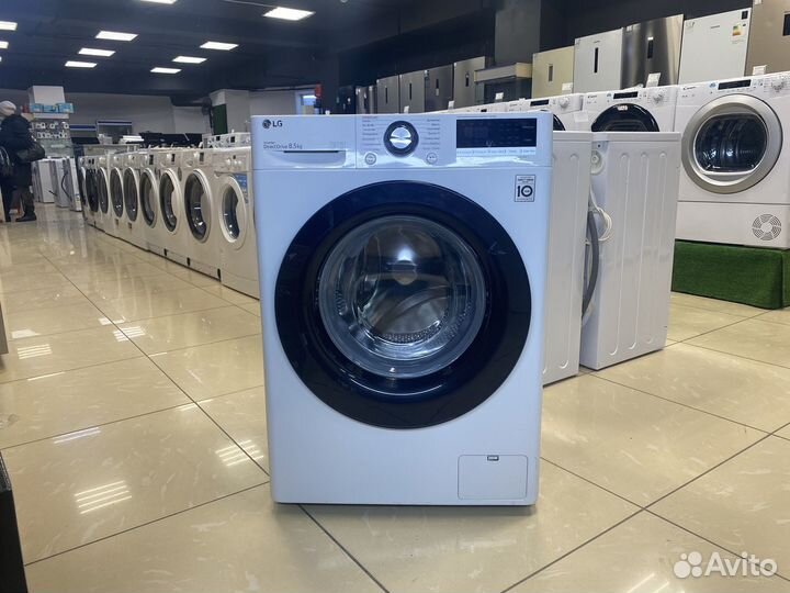 Узкая стиральная машина LG, 8,5кг