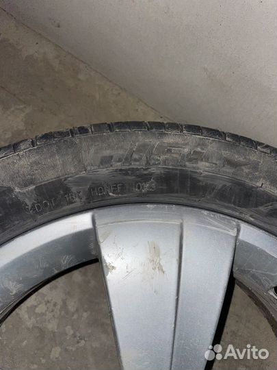 Диски с резиной skoda octavia r17 оригинал