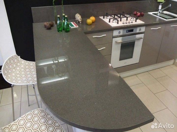 Столешница из искусственного камня из кварца