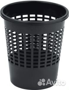 Корзина для бумаг curver 10L черная / 159879, арт