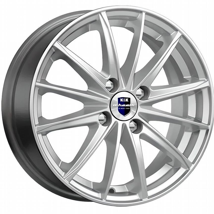 Диски K&K Пойнт Бланк 6x15 4x100 ET48 D54.1 Дарк платинум