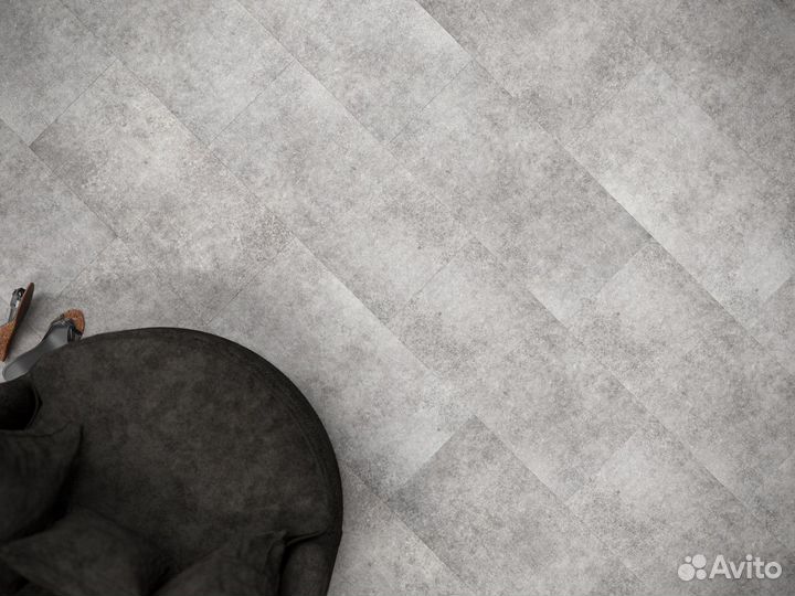 Кварцвинил FineFloor stone ffшато Де Лош