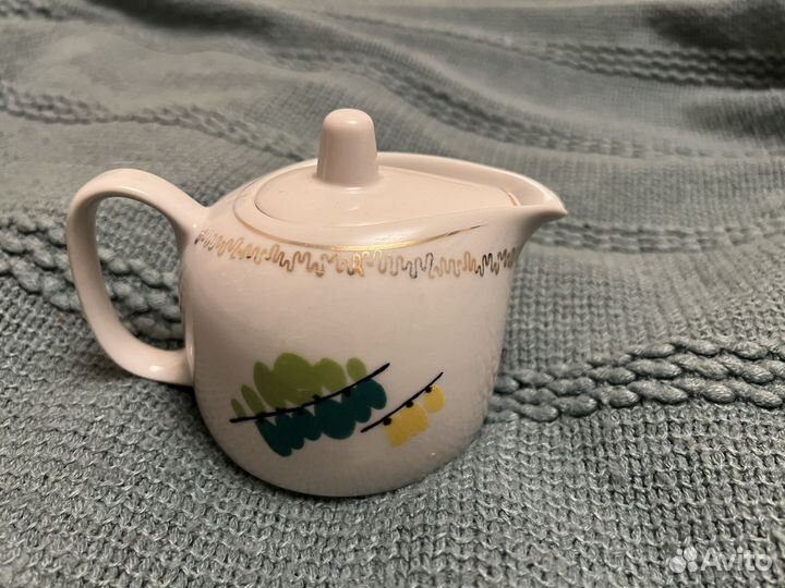 Чайник заварочный фарфоровый СССР Рига