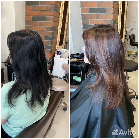 Модель на сложное окрашивание