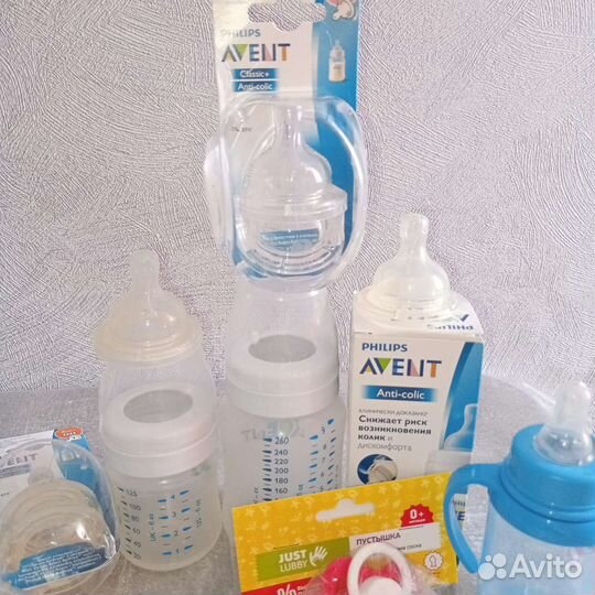 Бутылочки для кормления avent