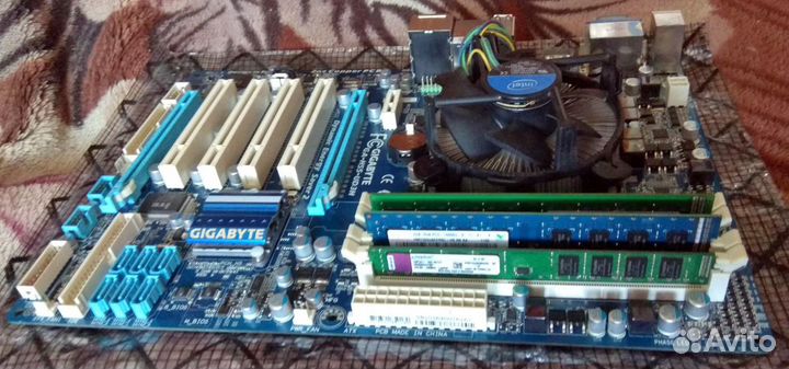 Мат. плата GA-H55M-UD3H, проц. i5-760, память 8GB