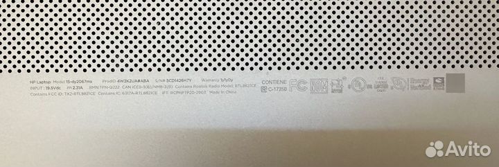 HP 15-dy2067ms 4W2K2UA Ноутбук 15.6