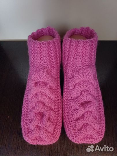 Тёплые носочки-следки ручной работы