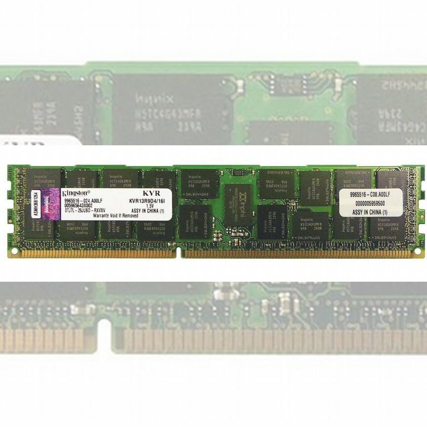 [KVR13LR9D4/16I] Оперативная Память Kingston Ddr3 Kvr13lr9d4/16i