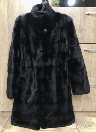 Шуба норковая поперечка 42 44