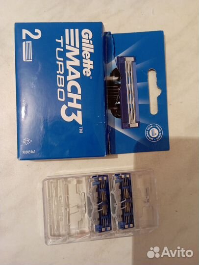 Лезвия для бритвы Gillette mach3 turbo