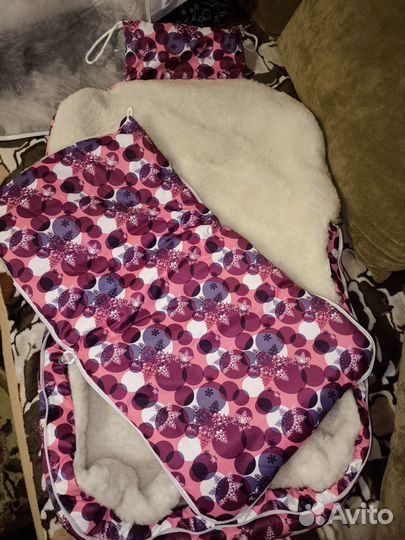 Утеплитель меховой на санки