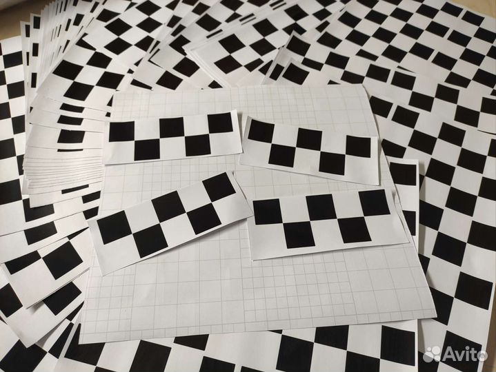 Шашки такси (наклейки)