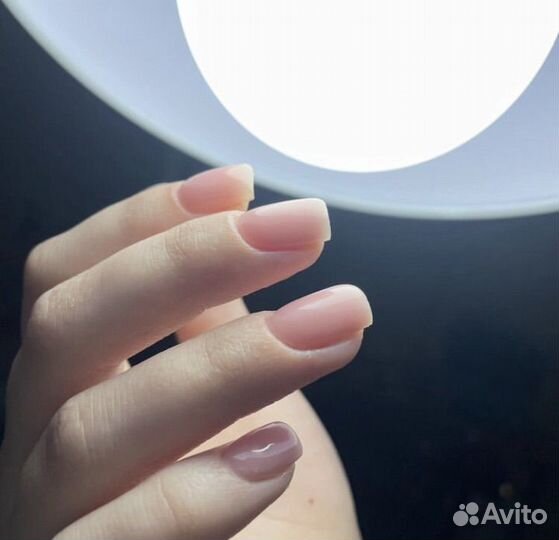 Маникюр коррекция наращивание ногтей
