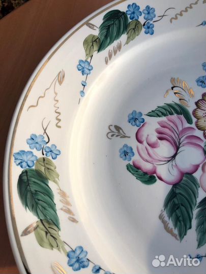 Старинное блюдо. СССР, Барановка. 70-е годы