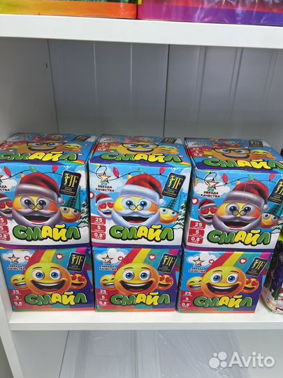 Салют фейерверк Смайл