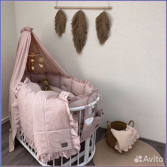 Бортики в детскую кроватку новые