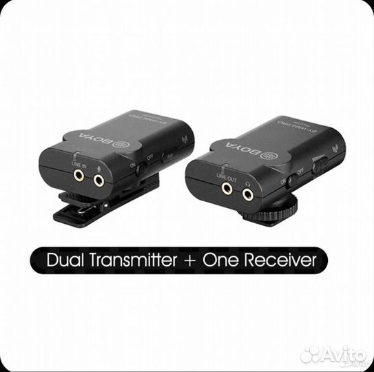 Микрофон петличный Boya, BY-WM4 Pro-К1