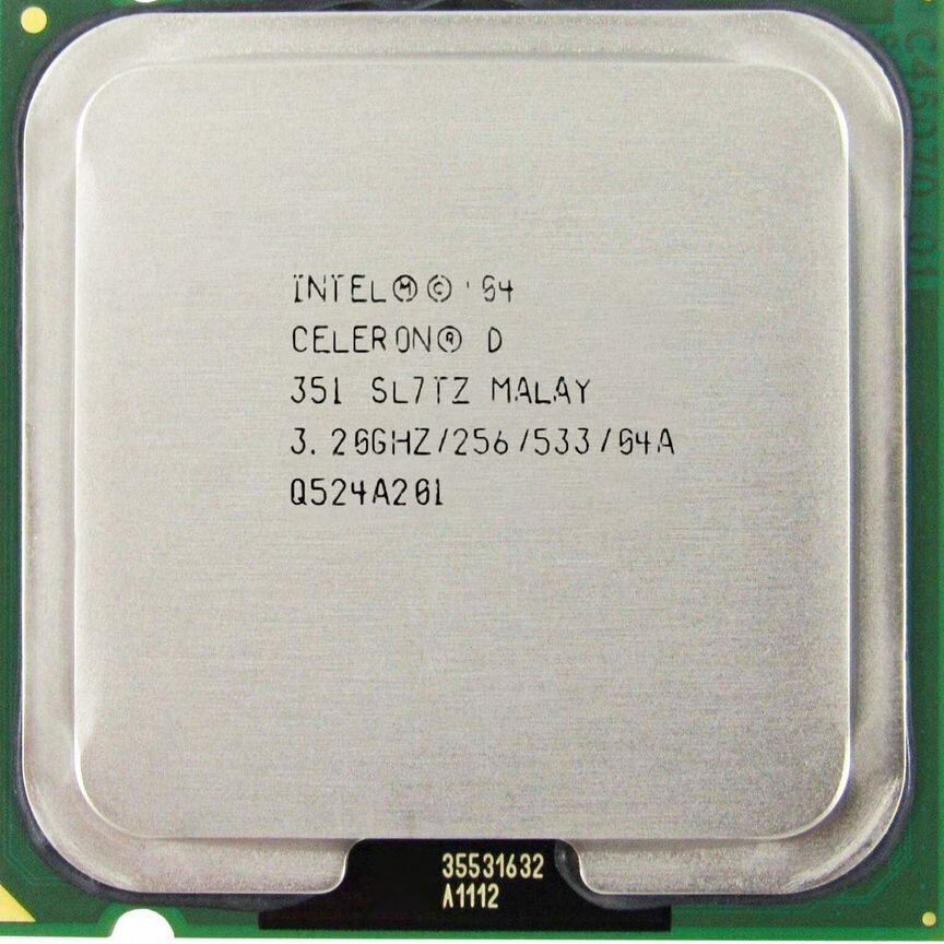 [SL7TZ] Процессор Celeron D 351 Intel 3200mhz Sl7tz