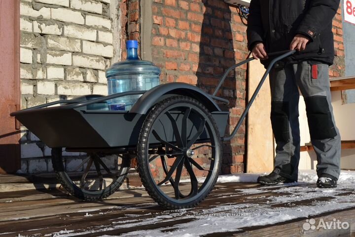 Тачка садовая. Тележка. Арба грузовая.