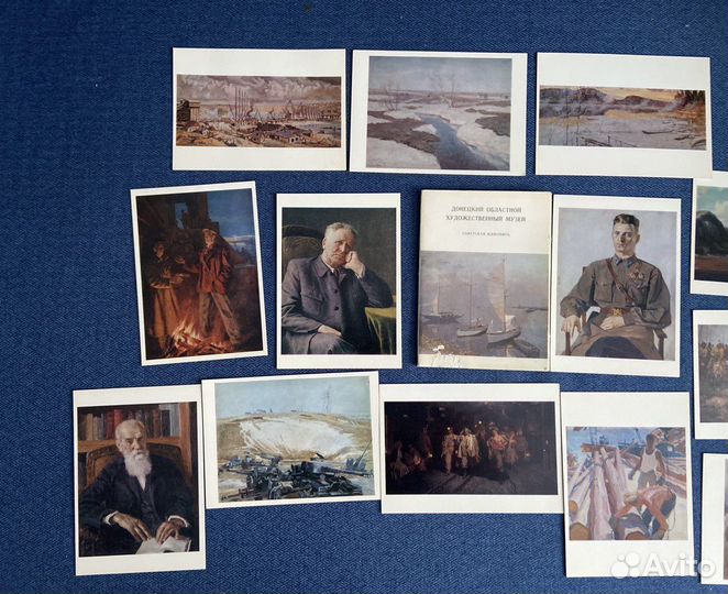 Набор открыток живопись Донецкий музей 1978 СССР