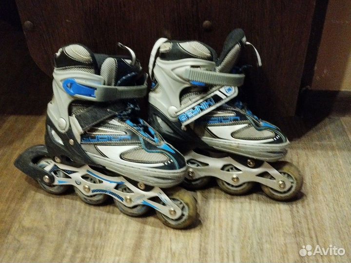 Роликовые коньки детские раздвижные 33 36