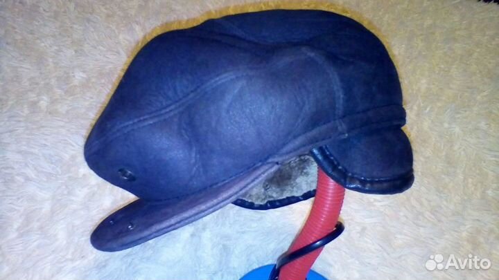 Мужская меховая кепка, размер 58-59