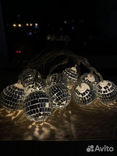 Гирлянда диско-шар