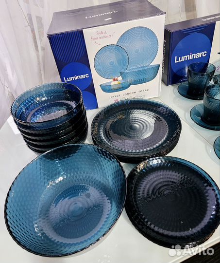 Набор посуды luminarc новый Идиллия 19 предметов