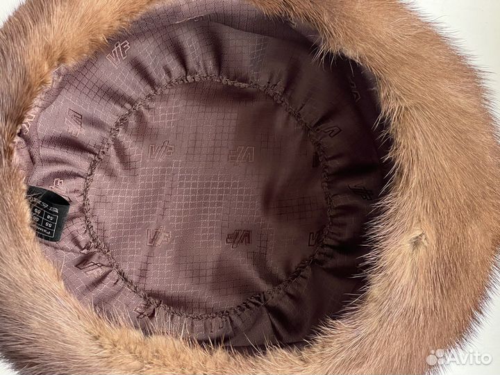 Берет женский норковый фирменный