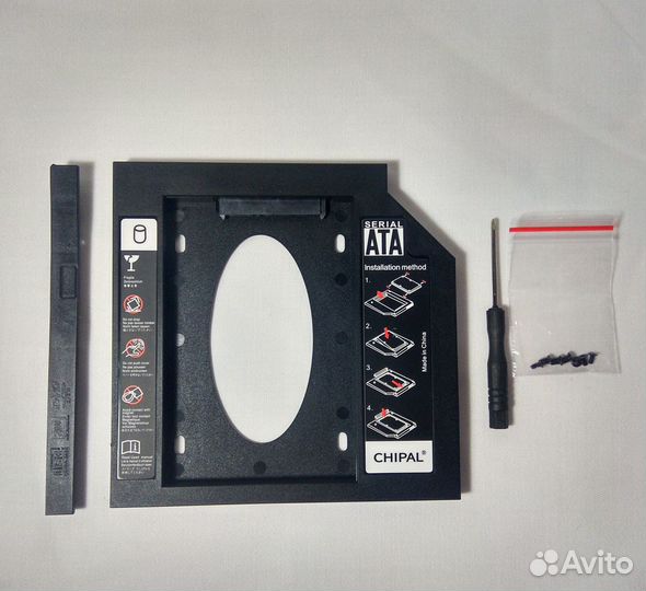 Optibay 9.5 мм: салазка переходник для ноутбука