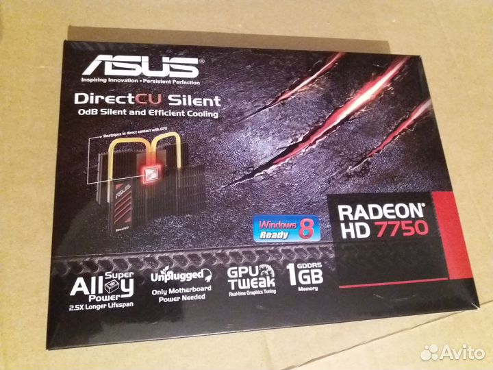 Видеокарта asus Radeon HD7750