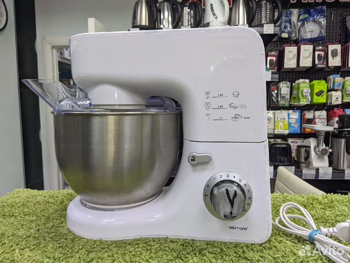 Кухонный комбайн Delimano Deluxe, белый (ст1б)